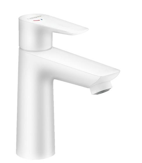 Hansgrohe Talis E 110 håndvaskarmatur m/CoolStart - Mat hvid