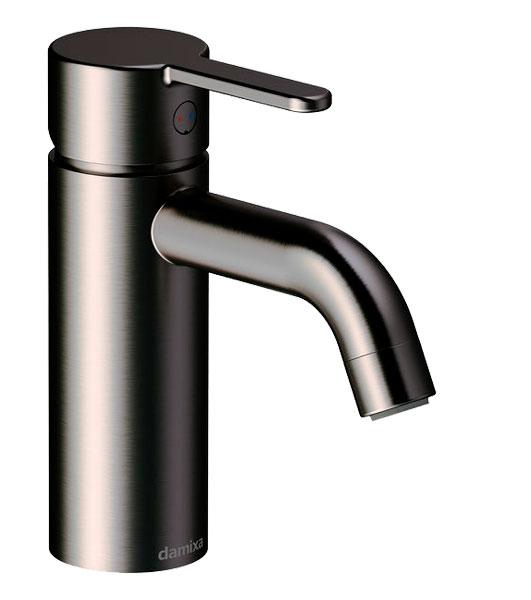 Damixa Silhouet S håndvaskbatteri u/bundventil - Børstet grafitgrå