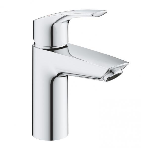 Grohe Eurosmart S håndvaskarmatur m/push open bundventil og WaterSaving - Krom