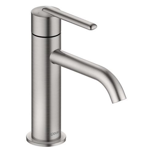 Duravit Balcoon S h&aring;ndvaskarmatur m/FreshStart og MinusFlow - B&oslash;rstet rustfrit st&aring;l