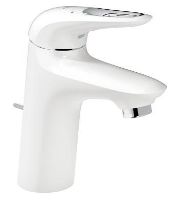Grohe Eurostyle håndvaskarmatur m/vandsparer og koldstart - Moon White Grohe Eurostyle håndvaskarmatur m/vandsparer og koldstart - Moon White