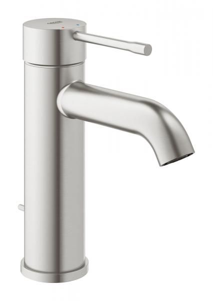 Grohe Essence New håndvaskarmatur m/bundventil - Supersteel