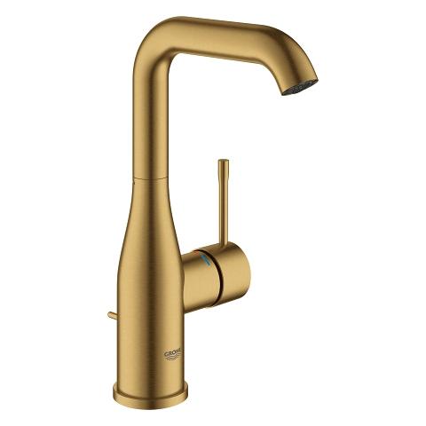 Grohe Essence New L håndvaskarmatur m/bundventil og svingtud - Børstet cool sunrise