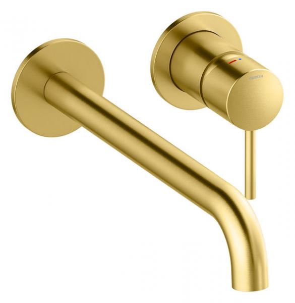 Damixa Osier armatur til indbygning i væg 250mm - Børstet messing Damixa Osier armatur til indbygning i væg 250mm - Børstet messing