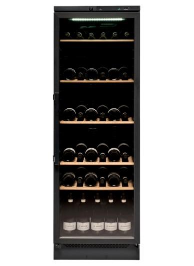 Eico VKG 571 vinskøleskab - Sort/sort