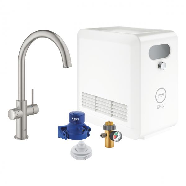 Grohe Blue Professional køkkenbatteri m/C-tud - Steel