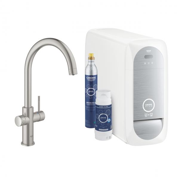 Grohe Blue Home køkkenbatteri m/C-tud - Supersteel