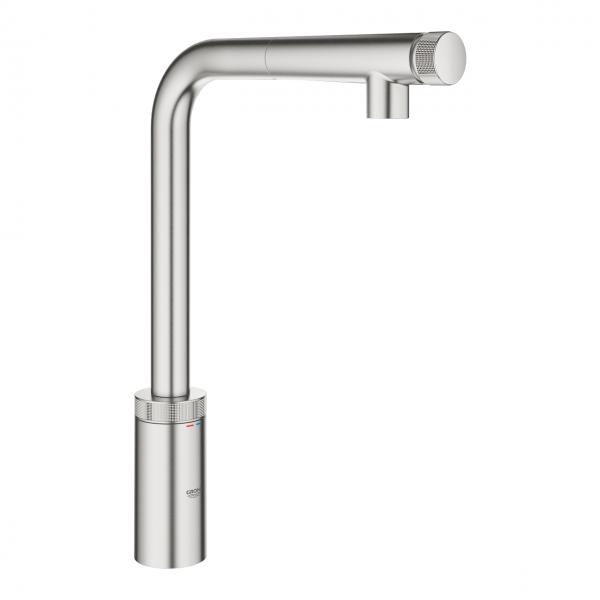 Grohe Minta SmartControl køkkenarmatur m/udtræk - Supersteel