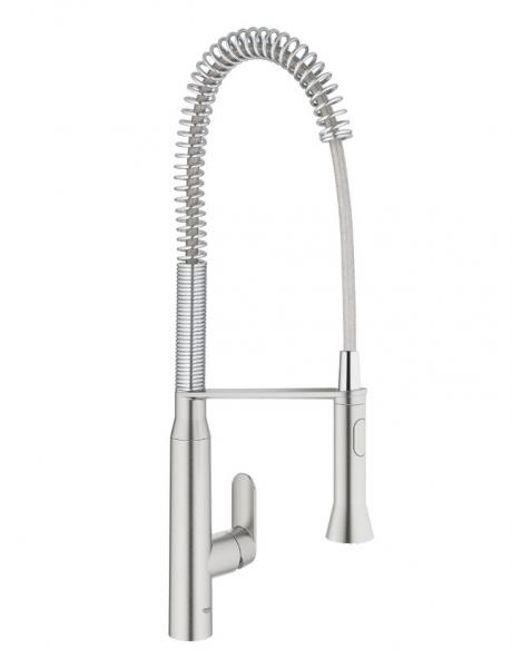 Grohe K7 etgrebs køkkenarmatur m/udtræk - Supersteel