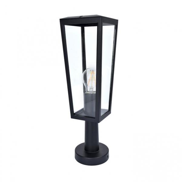 Lutec Tradition Pine udendørs standerlampe - Mat sort
