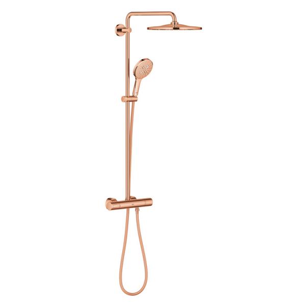 Grohe Rainshower SmartActive 310 brusesystem - Poleret warm sunset