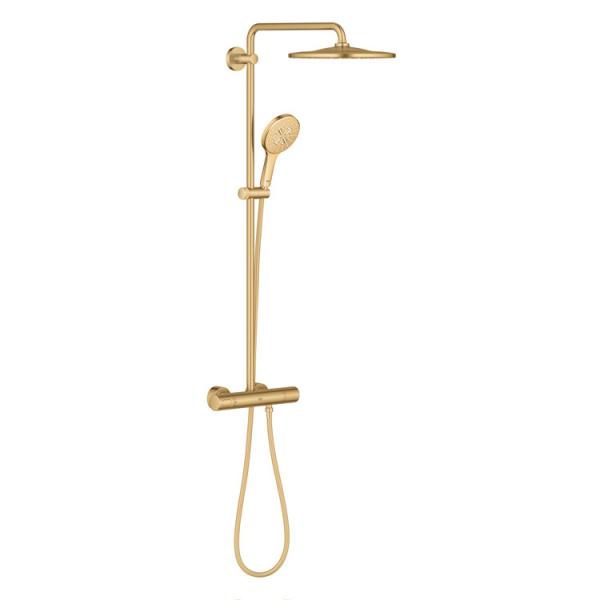 Grohe Rainshower SmartActive 310 brusesystem - Børstet cool sunrise