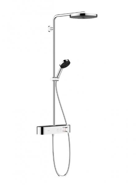 hansgrohe Pulsify S Showerpipe 1jet m/ShowerTablet Select 400 - Krom