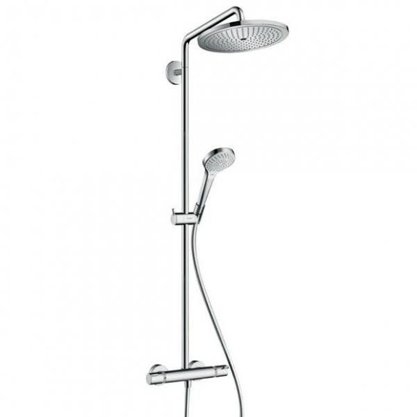 Hansgrohe Croma Select AIR 280 Showerpipe - EcoSmart