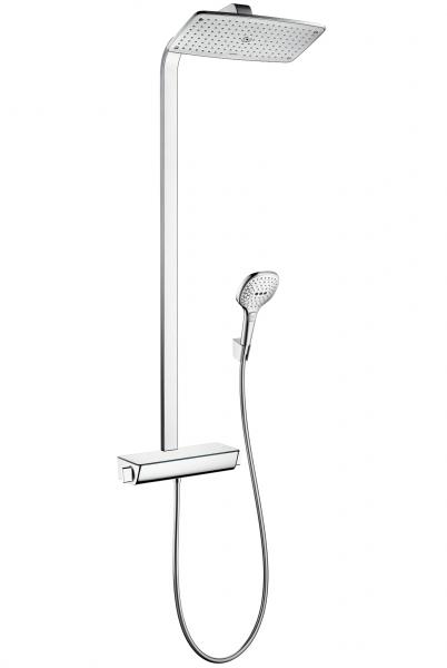 Hansgrohe Raindance Select Showerpipe 360 - ECO - hvid/krom