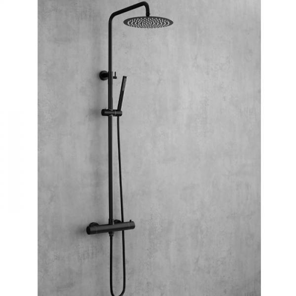 Lavabo Studio 250 komplet brusesystem - Mat sort