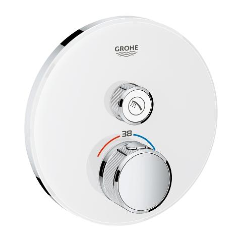 Grohe SmartControl indbygningsarmatur med en udgang - Hvid