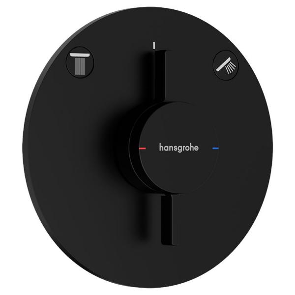 hansgrohe DuoTurn S indbygningsarmatur m/2 udtag - Mat sort