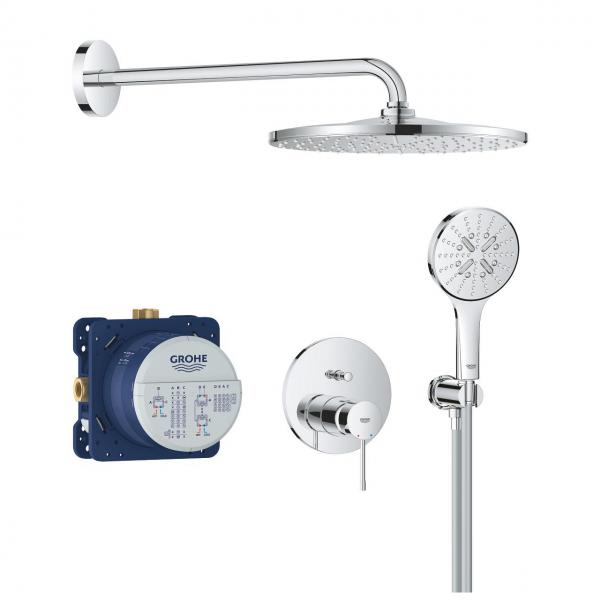 Grohe Essence Rainshower Mono 310 brusesystem til indbygning - Krom