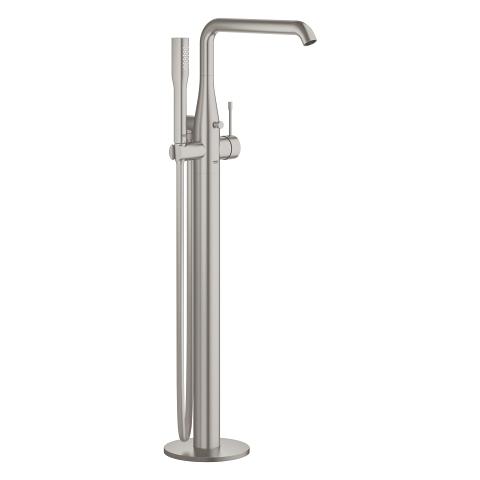 Grohe Essence fritstående badekararmatur - Steel Grohe Essence fritstående badekararmatur - Steel