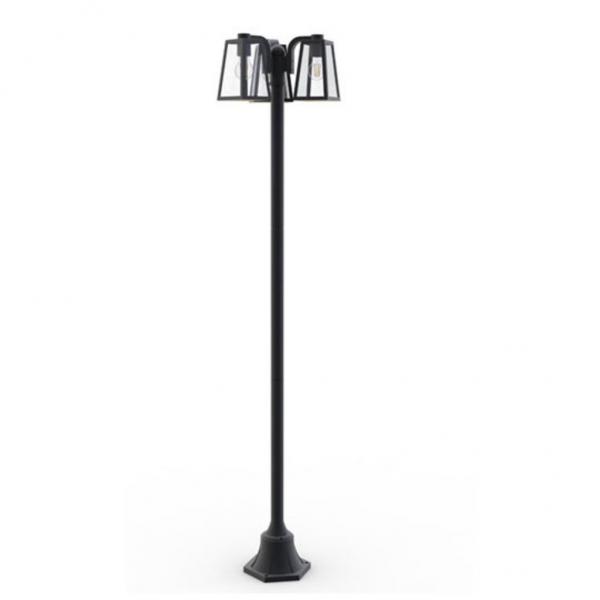Lutec Tradition Fia udendørs standerlampe t/3 pærer - Mat sort