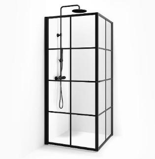 Cassøe New York firkantet niche m/sprosser - 98x98 cm