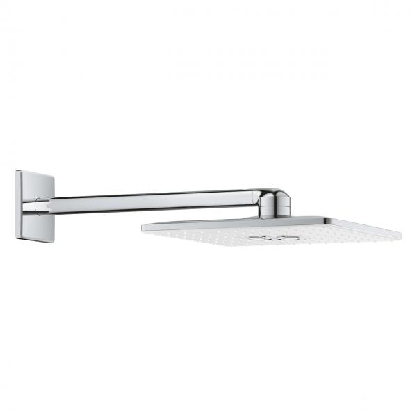 Grohe Rainshower 310 SmartActive Cube hovedbruser t/væg - Moon white