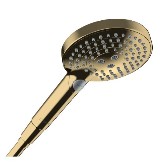 hansgrohe Raindance Select S 120 3jet PowderRain håndbruser - Poleret guld-optik