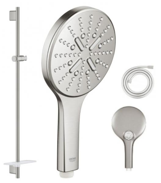 Grohe Rainshower SmartActive brusesæt - Supersteel