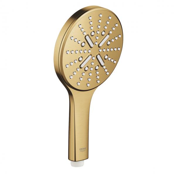 Grohe Rainshower SmartActive h&aring;ndbruser - 3 spray - B&oslash;rstet cool sunrise