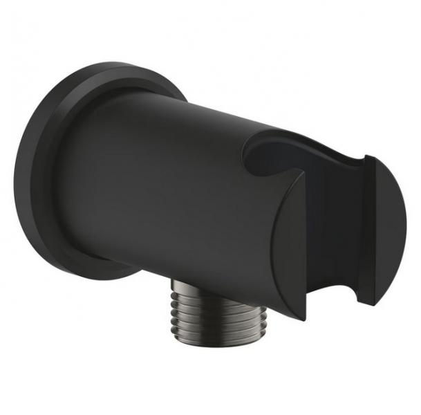 Grohe Rainshower slangeudtag m/bruseholder - Mat sort Grohe Rainshower slangeudtag m/bruseholder - Mat sort