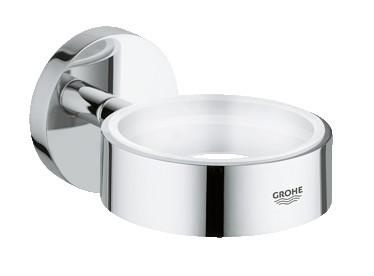 Grohe Essentials holder til glas, sæbeskål eller dispenser - Krom