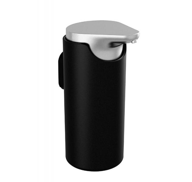 Pressalit Style sæbedispenser t/væg - Børstet stål/sort