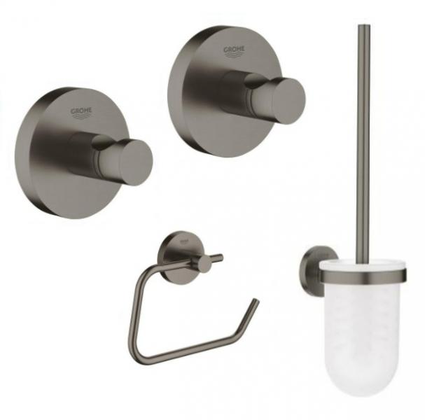 Grohe Essentials pakke - Børstet hard graphite