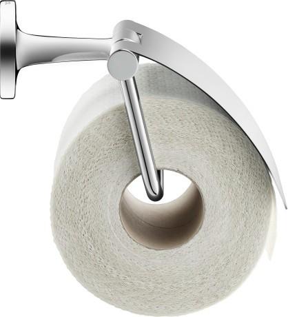 Duravit Starck T toiletpapirholder med låg - Krom