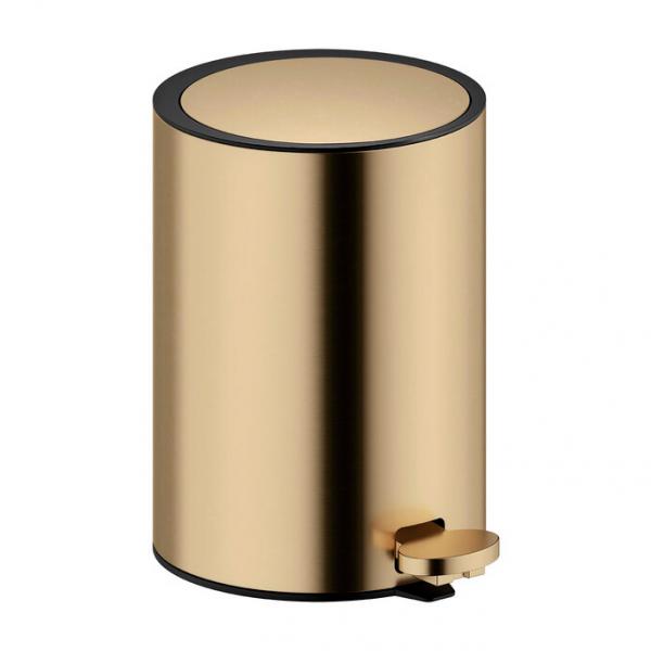 Damixa Zen toiletspand m/pedal og SoftClose 3l - B&oslash;rstet bronze