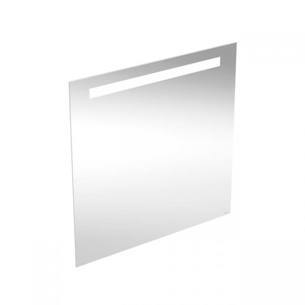 Geberit Option Basic Square spejl m/lys i top - 70 x 70 cm