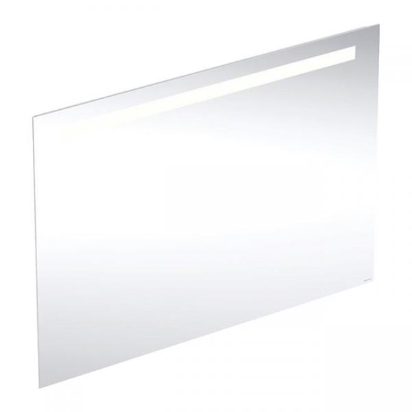 Geberit Option Basic Square spejl m/lys i top - 100 x 70 cm