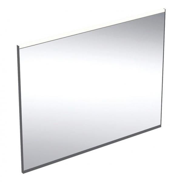 Geberit Option Plus Square spejl m/direkte og indirekte lys og varme - 90 x 70 - Sort
