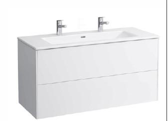 Laufen Base møbelpakke m/slim håndvask - 120 cm - Mat hvid
