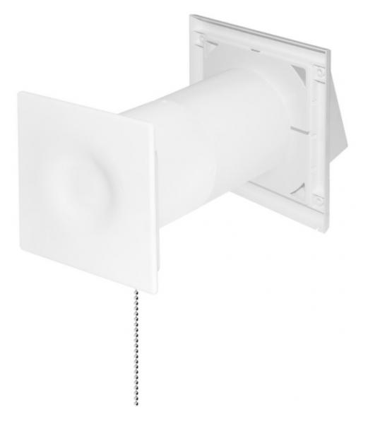 Unite ventilator med varmegenvinding Ø125 m/ on/off