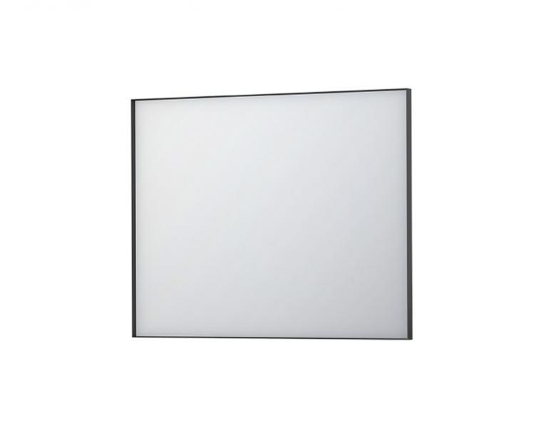 Sanibell Ink SP18 vendbart spejl m/ramme - Mat sort - 100 x 80 cm