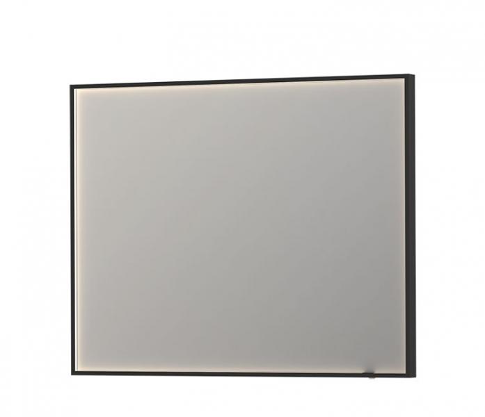 Sanibell Ink SP19 spejl m/lys, varme og sensor 120 x 80 cm - Mat sort