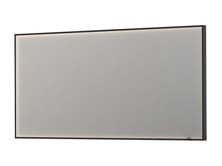 Sanibell Ink SP19 spejl m/lys, varme og sensor 160 x 80 cm - Mat sort