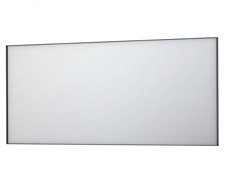 Sanibell Ink SP18 vendbart spejl m/ramme - Mat sort - 180 x 80 cm