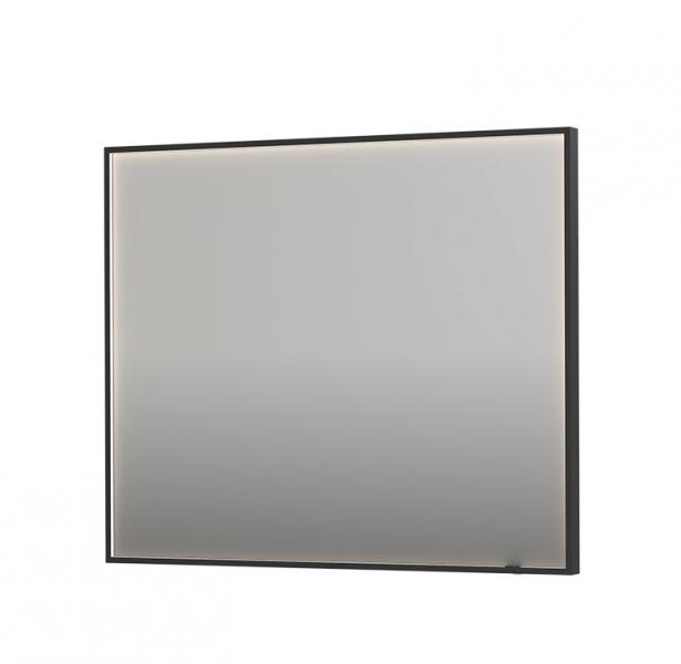Sanibell Ink SP19 spejl m/lys, varme og sensor 100 x 80 cm - Børstet gunmetal