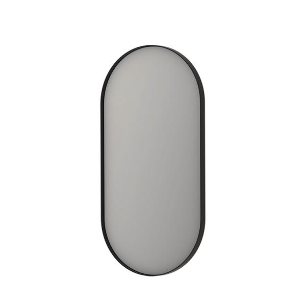Sanibell Ink SP20 ovalt spejl m/ramme 40 x 80 cm - Børstet gunmetal