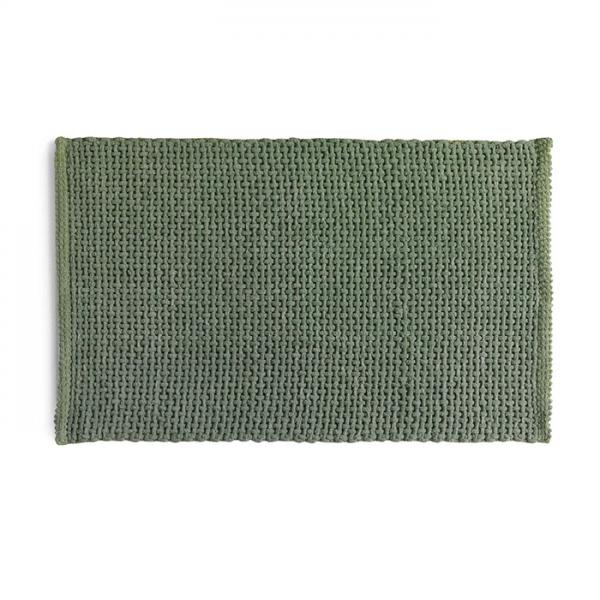 Hefe Knot bademåtte 50 x 50 cm - Grøn