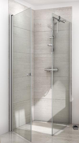 Dansani Match A+D 70x90 brusehjørne - Klar glas/matkrom Dansani Match A+D 70x90 brusehjørne - Klar glas/matkrom