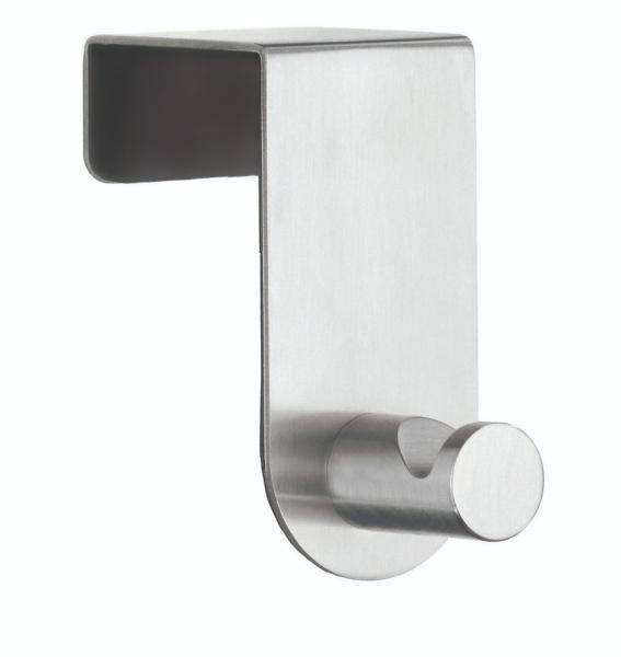 Beslagsboden h&aring;ndkl&aelig;dekrog til d&oslash;r - B&oslash;rstet rustfrit st&aring;l